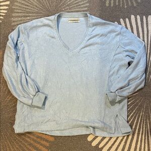 URBAN OUTFITTERS LILLU BABY BLUE TOP
